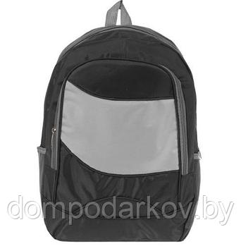 Рюкзак молодёжный "Классика", 1 отдел, 2 наружных и 2 боковых кармана, чёрный