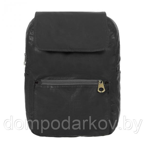 Рюкзак молодёжный на молнии "Элиза", 1 отдел, 2 наружных и 2 боковых кармана, серый - фото 4 - id-p76561822