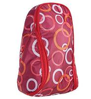 Рюкзак молодёжный на молнии, 1 отдел, 2 наружных кармана, красный, фото 2