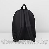 Рюкзак молодёжный на молнии, 1 отдел, наружный карман, цвет бежевый/бордовый, фото 3