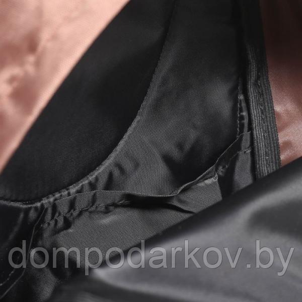 Рюкзак молодёжный на молнии, 2 отдела, 2 наружных кармана, цвет коричневый - фото 5 - id-p76561850