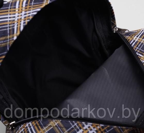 Рюкзак на молнии, 1 отдел, наружный карман, цвет коричневый - фото 5 - id-p76561856