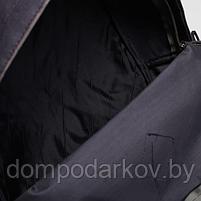 Рюкзак на молнии, 1 отдел, наружный карман, цвет чёрный, фото 5
