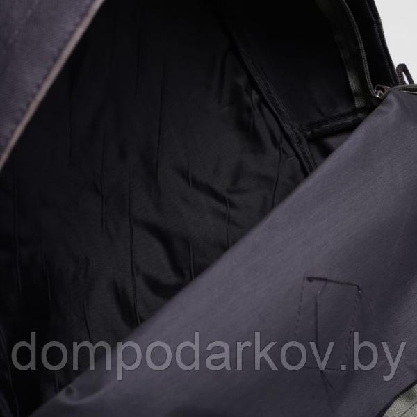 Рюкзак на молнии, 1 отдел, наружный карман, цвет чёрный - фото 5 - id-p76561858