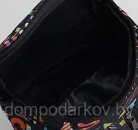 Рюкзак на молнии, 1 отдел, наружный карман, цвет чёрный/разноцветный, фото 6
