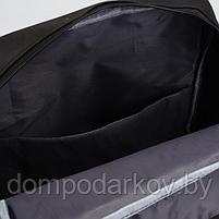 Рюкзак-сумка Мороженое, 27*13*35см, отдел на молнии, н/карман, черный, фото 5