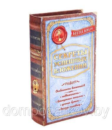 Сейф-книга шёлк "Секреты успешных вложений"