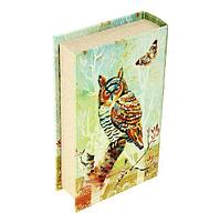 Сейф-книга шёлк "Цветная сова", фото 4