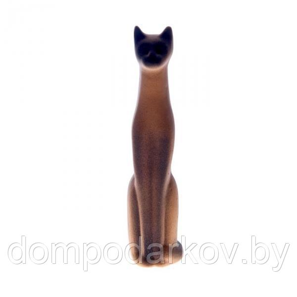 Сувенир "Кот Египетский" средний, подпал коричневый - фото 1 - id-p76561999