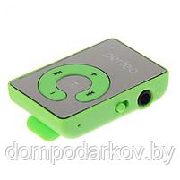 Цифровой MP3-аудиоплеер Perfeo Music Clip Color, зелёный, фото 2