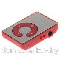 Цифровой MP3-аудиоплеер Perfeo Music Clip Color, красный, фото 2