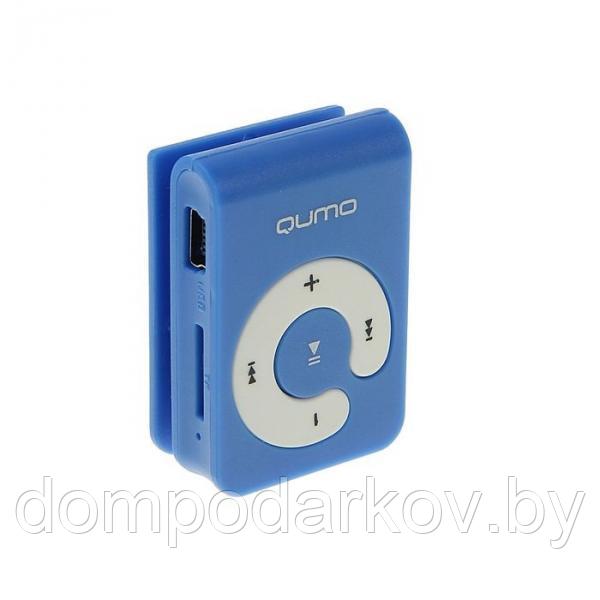 MP3 плеер Qumo HIT!, Micro SD до 32 ГБ, голубой - фото 1 - id-p76562315