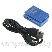 MP3 плеер Qumo HIT!, Micro SD до 32 ГБ, голубой, фото 4