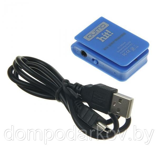 MP3 плеер Qumo HIT!, Micro SD до 32 ГБ, голубой - фото 4 - id-p76562315