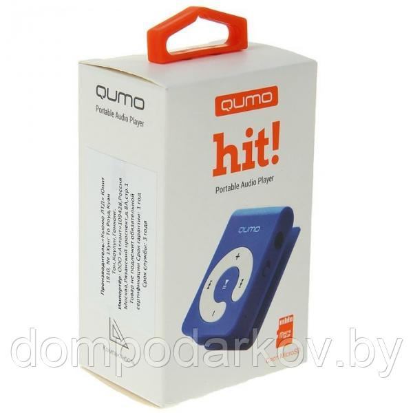 MP3 плеер Qumo HIT!, Micro SD до 32 ГБ, голубой - фото 5 - id-p76562315