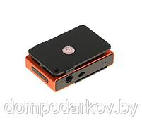 MP3-плеер с поддержкой карт microSD, клипса, оранжевый, фото 3