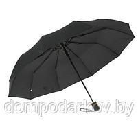 Зонт полуавтомат, R=49см, цвет чёрный, фото 2