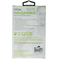 Наушники Luazon Sport LH-502, вакуумные, с микрофоном, крепление за ухо, зелёно-чёрные, фото 5