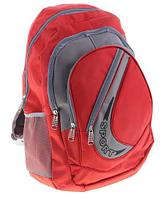 Рюкзак молодёжный Sport, 1 отдел, 3 наружных и 2 боковых кармана, цвет красный, фото 2