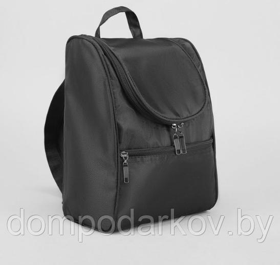 Рюкзак молодежный С126, 22*13*30, 1 отд на молнии, н/карман, чёрный - фото 2 - id-p76562572