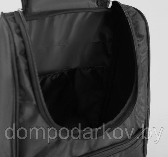 Рюкзак молодежный С126, 22*13*30, 1 отд на молнии, н/карман, чёрный - фото 5 - id-p76562572