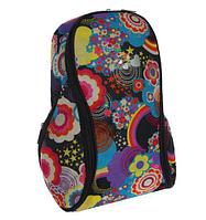 Рюкзак на молнии, 1 отдел, 2 наружных кармана, разноцветный, фото 3