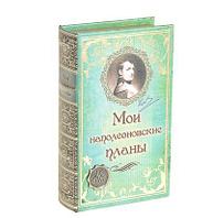 Сейф-книга "Мои наполеоновские планы" с элементами, обтянута искусственной кожей