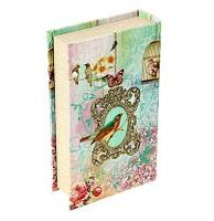Сейф-книга шёлк "Певчая птичка", фото 4