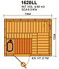 Сауна в сборе SAWO 1620LL в комплекте с оборудованием и аксессуарами, фото 2