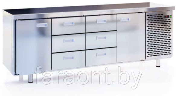 Шкаф-стол морозильный Cryspi (Криспи) СШН-6,2 В-2300 без борта t -20…-10