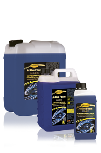 Автошампунь для бесконтактной мойки Active Foam HARD, суперконцентрат 1л АС- 435