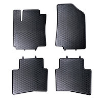 Коврики резиновые для Kia Rio III (2010-2017) / Hyundai Accent / Hyundai Solaris I / Киа Рио (Geyer-hosaja)