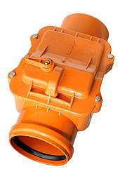 Клапан обратный ПВХ для наружной канализации