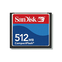 Карта памяти Compact Flash 512Mb SanDisk