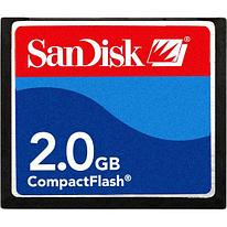 Карта памяти Compact Flash 2Gb SanDisk