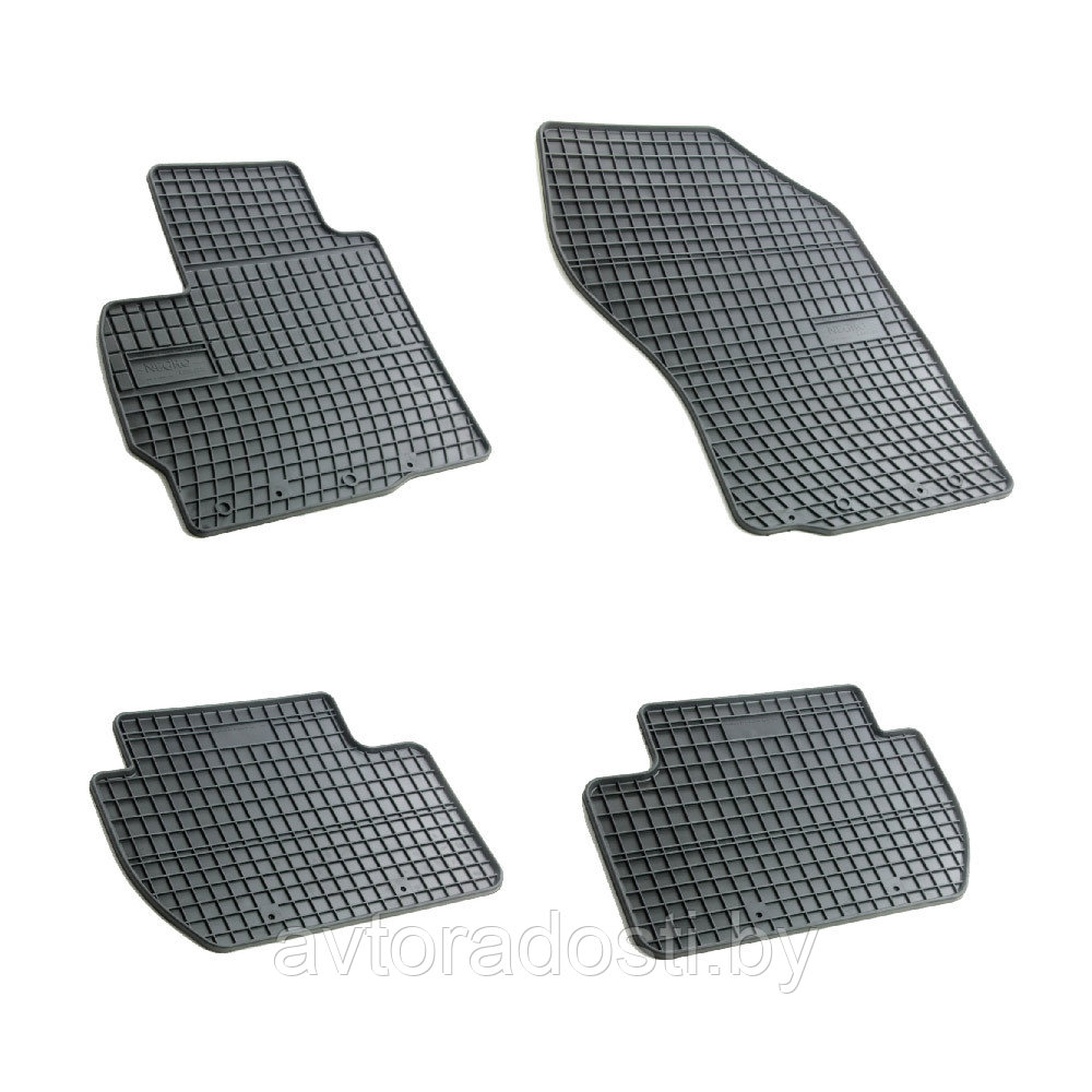 Коврики резиновые для Mitsubishi Outlander (06-12) / Citroen C-Crosser (07-) / Peugeot 4007 (Frogum) - фото 1 - id-p75782864