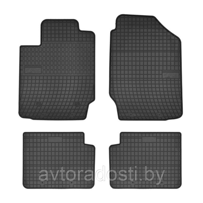 Коврики резиновые для Toyota Corolla (01-07) / Matrix (03-) / Pontiac Vibe (03-) [0801] (Frogum)