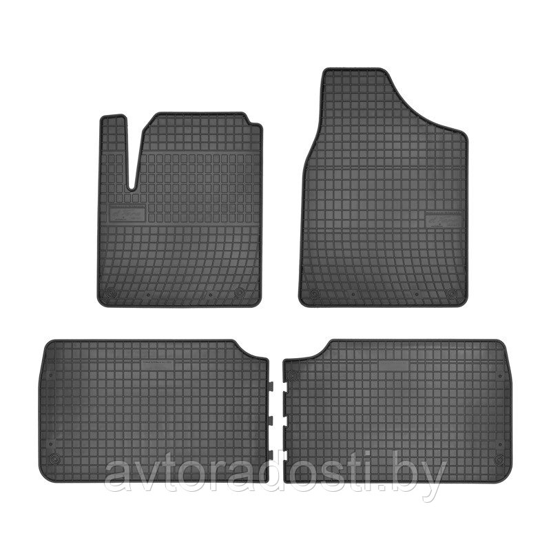 Коврики резиновые для Volkswagen Sharan (1995-2010) / Ford Galaxy (95-06) / Seat Alhambra / (Frogum)