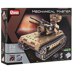 Конструктор р/у QiHui 8012 Mechanical Master Зенитный танк 457 деталей