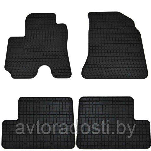 Коврики резиновые для Toyota RAV4 II (2000-2005) 3 двери / Тойота РАВ4 [546283] (Frogum)