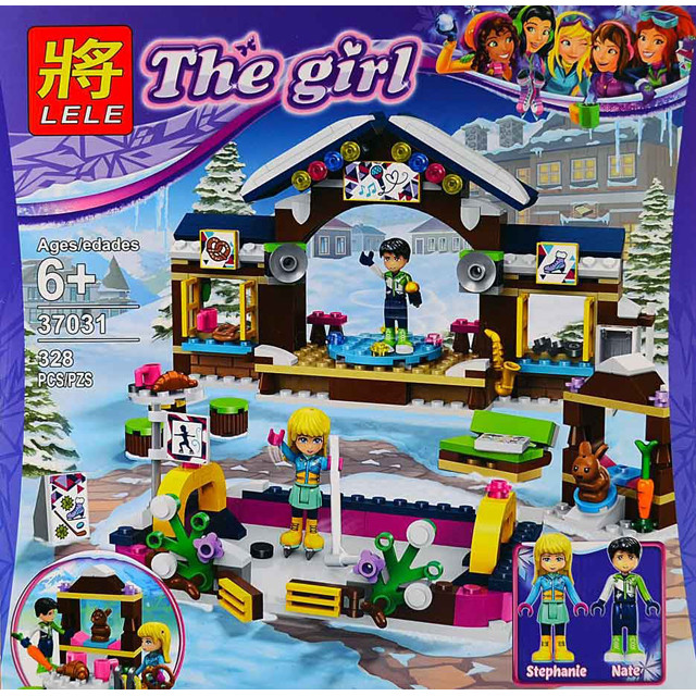 Конструктор Lele 37031 The Girl "Каток" (аналог Lego Friends) 328 деталей