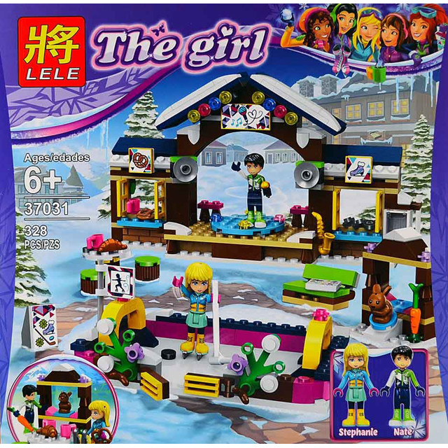 Конструктор Lele 37031 The Girl "Каток" (аналог Lego Friends) 328 деталей - фото 1 - id-p76699295