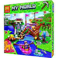 Конструктор Lele My World 33084 Сплав по реке (аналог LEGO Minecraft) 326 деталей
