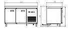 Стол холодильный СХС-70-011 Abat (Абат), фото 2