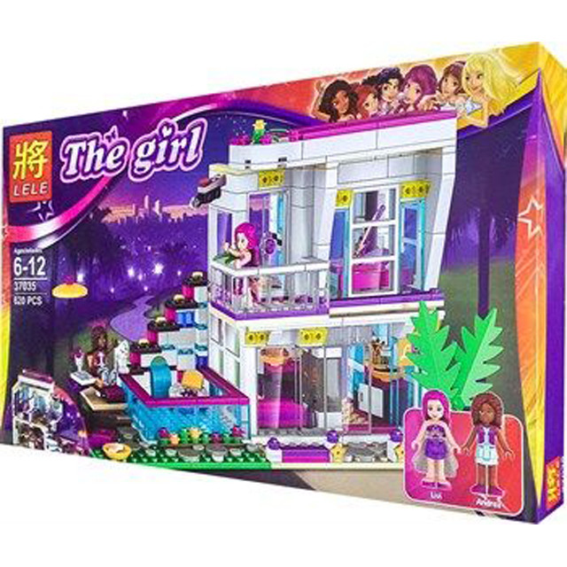 Конструктор Lele 37035 The Girl "Поп-звезда: Дом Ливи" (аналог Lego Friends 41135) 620 деталей - фото 1 - id-p76715133