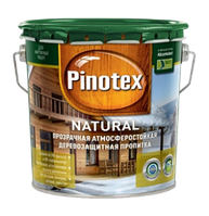 Pinotex natural пропитка для древесины 9л бесцветная