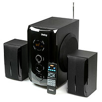 Акустическая 2.1 система Dialog AP-209 Progressive 60 Вт, деревянный корпус, SD, USB, Bluetooth, FM, 220В