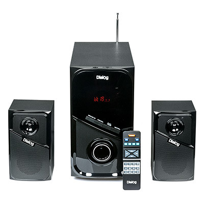 Акустическая 2.1 система Dialog AP-225 Progressive 60 Вт, деревянный корпус, SD, USB, Bluetooth, FM, 220В - фото 2 - id-p76715634