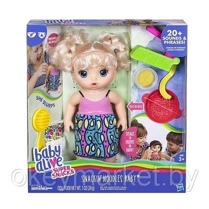Интерактивная кукла Baby Alive - Малышка и лапша C0963, фото 3