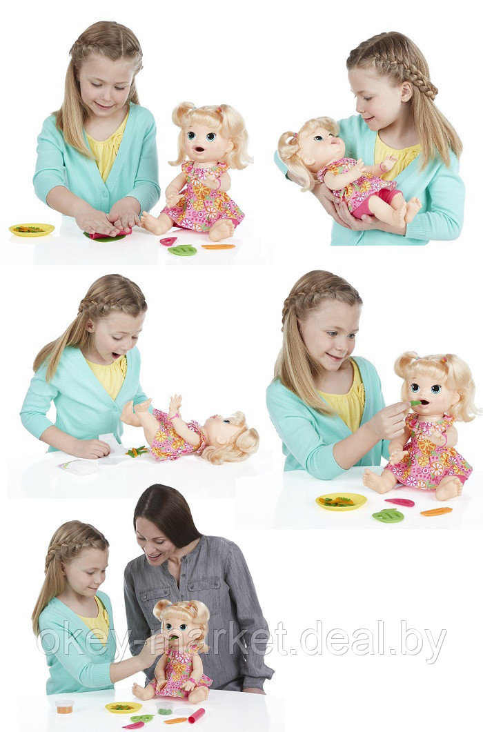 Интерактивная кукла "Лакомка Сара" Baby Alive - фото 6 - id-p76718235